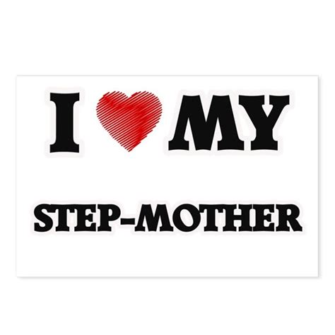 I Love My Step Mother Postcards Package Of 8 By Tshirts Plus Cafepress