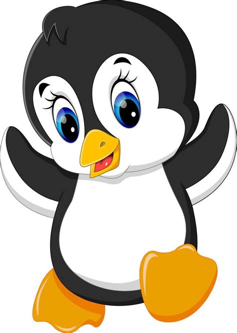 Illustration Of Cute Penguin Cartoon 7916338 Vector Art At Vecteezy