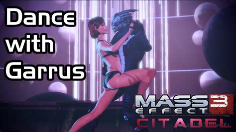 Mass Effect 3 Citadel Dlc Garrus Dancing With Shepard Female