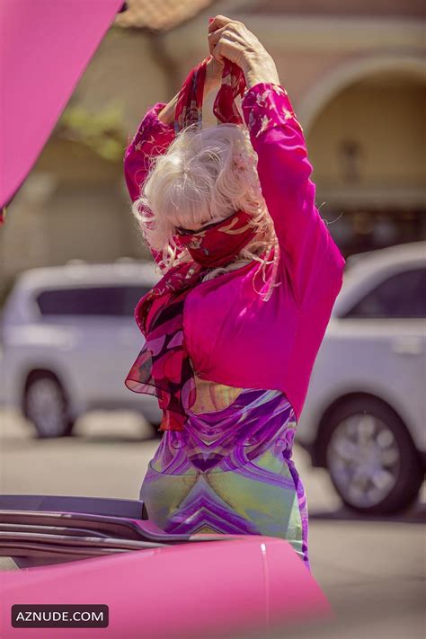 Angelyne Takes Her Famous Pink Corvette For A Ride In