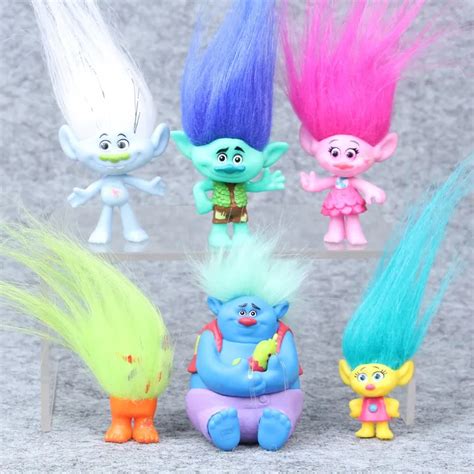 New Trolls Movie Dreamworks Figure Collectible Dolls Poppy Branch
