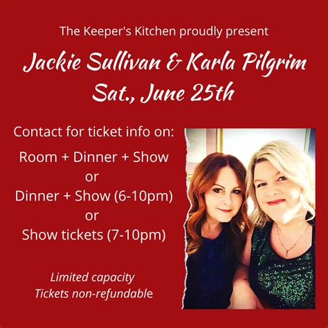 Jackie Sullivan And Karla Pilgrim The Keepers Kitchen