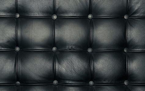 Leather Texture With Buttons Black Leather Sofa Furniture Fabric