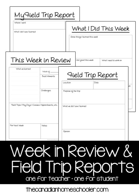 This Week In Review And Field Trip Reports Field Trip School Field