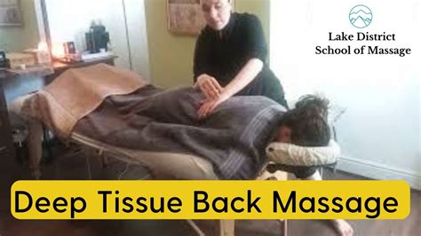 Deep Tissue Back Massage Using The Forearm Youtube
