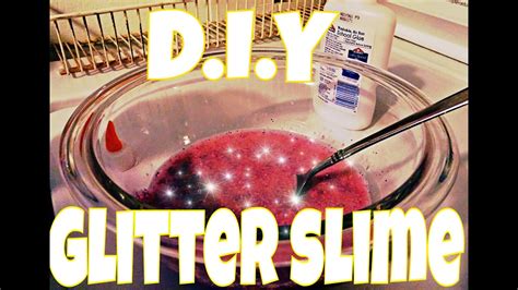 Glitter Slime With Elmers School Glue No Borax Great Diy Kids Craft
