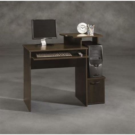 40 Inch Wide Dark Wood Computer Desk On Sale Overstock 29756410