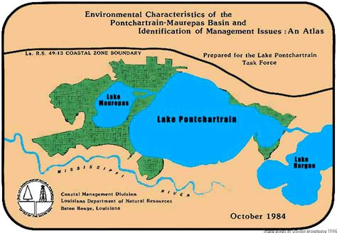 Pontchartrain Maurepas Area Maps