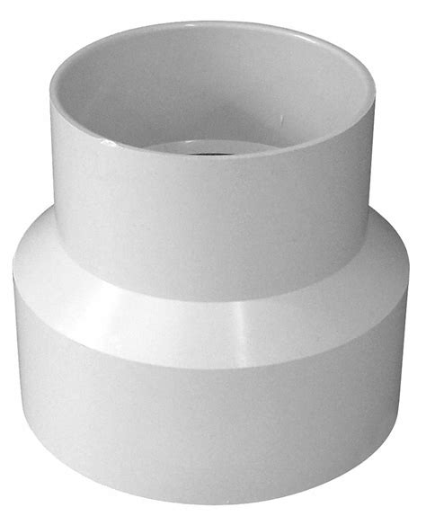 Grainger Approved Pvc Reducing Coupling Hub 4 In X 3 In Pipe Size