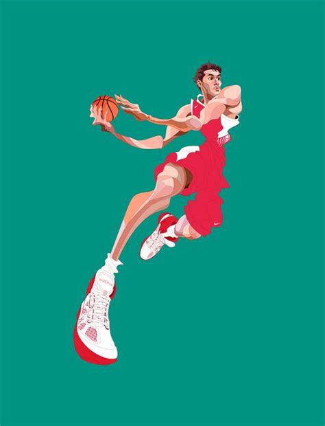 Sport basketball inspirational words canvas painting motivational posters and prints wall art picture for living room home decor. World Basketball Festival: Illustrations by Saiman Chow ...