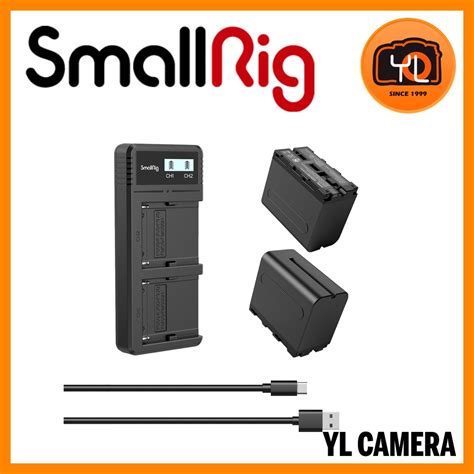 Smallrig 3823 Np F970 Battery And Charger Kit Shopee Malaysia