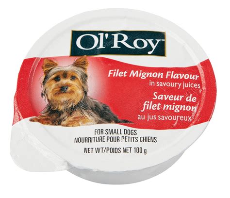 One of the worst and most dangerous foods (if not the worst) you can buy for your dog or cat. Ol' Roy Ol'Roy Filet Mignon Flavour in Savoury Juices ...