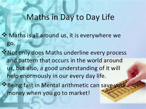 😎 Maths In Our Daily Life Math Matters In Everyday Life 2019 02 23
