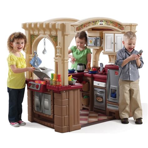 Grand Walk-In Kitchen & Grill | Kids Play Kitchen | Step2