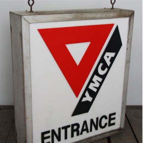 Ymca Exersize Everyday At The Ymca Ymca Entrance Sign Modern Vintage