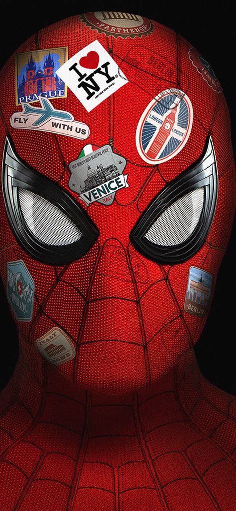 1242x2688 Spider Man Far From Home Cover Art Iphone XS MAX Wallpaper ...