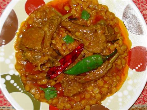 Dal Gosht Juicy Meat Cooked In Dal