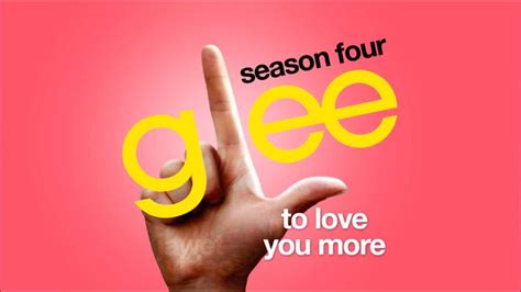 Take me, back into the arms i love need me, like you did before touch me once again and remember when there was no one that you wanted more. To Love You More - Glee Cast HD FULL STUDIO - YouTube