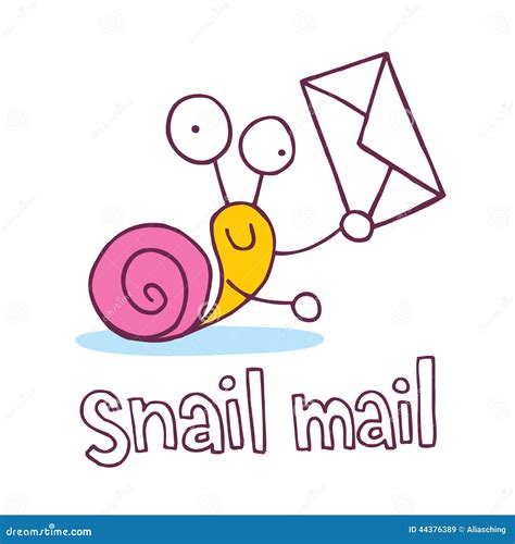 Snail Mail Email Icon Vector Illustration 28493768