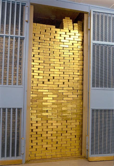 The Federal Reserve Bank The Gold Vault Contains Gold Bars Federal Reserve System Hd
