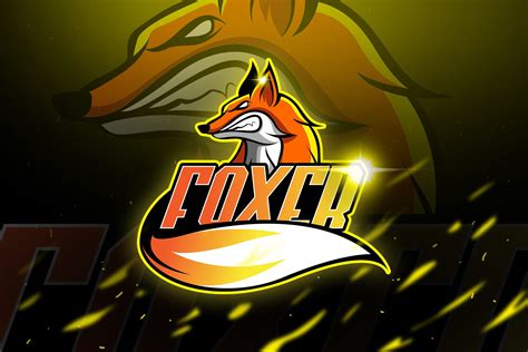Foxer Mascot And Logo Esport Mascot Sports Logo Inspiration Game