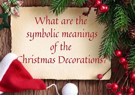 What Are The Symbolic Meanings Of The Christmas Decorations