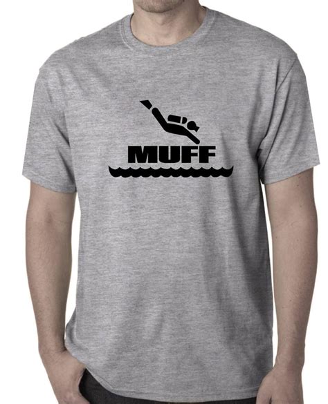Muff Diver Funny T Shirts Mens Womens Scuba Lesbian Singlets New Top Size Tee Ebay