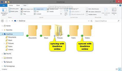 Onedrive Selective Sync Choose Folders In Windows 10 Windows 10 Forums