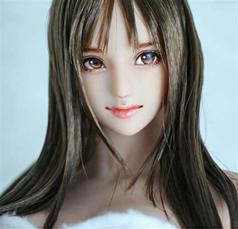 Hiplay 1 6 Scale Female Figure Head Sculpt 100 Handmade And Customized Makeup Anime Style