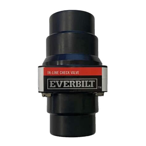 High Quality Goods Everbilt 2 In Abs Heavy Duty Sewage Pump Check Valve