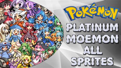 Pokemon Moemon Platinum All Moemon Sprites Youtube