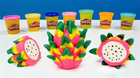 How To Make Play Doh Fruit A Dragonfruit Play Doh Crafts Videos For