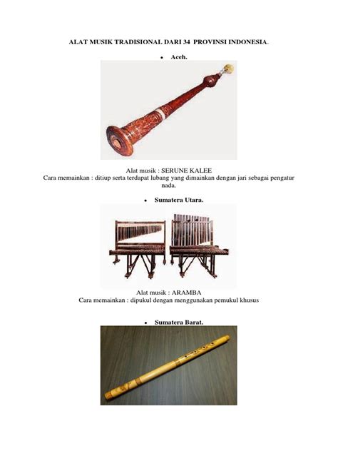15 alat musik maluku lengkap dengan gambar vebmacom. Alat Musik Tradisional Indonesia Dari 34 Provinsi - Berbagai Alat