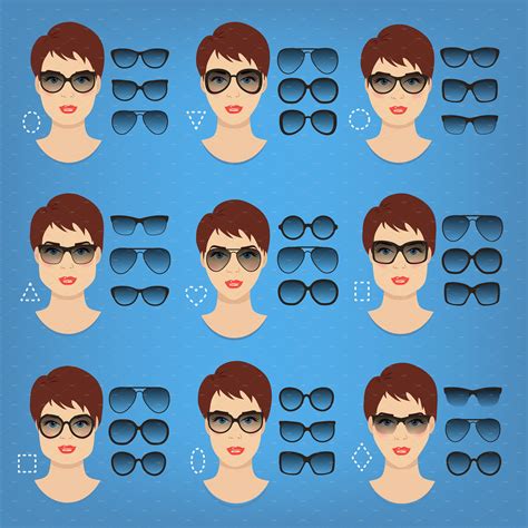 Woman Sunglasses Shapes 9 Faces Face Shape Sunglasses Glasses For Face Shape Womens