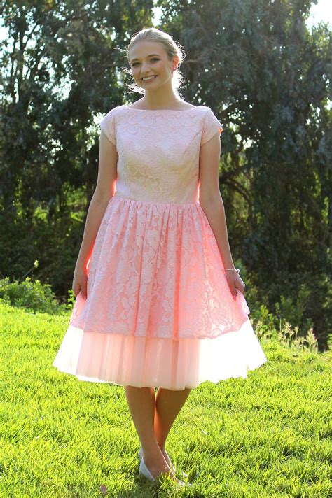 Gina Pink Lace Modest Homecoming Dress With Sleeves Modest Dresses Lace Pink Dress Prom