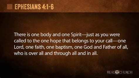 Verse Of The Day Ephesians 41 6 Kjv Highland Park Baptist Church