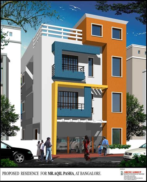 Beautiful Elevation For A Three Storey House Gharexpert 3 Storey