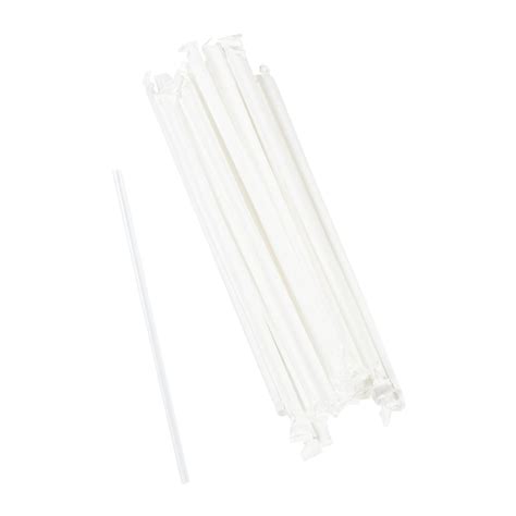 Straw 775 Jumbo Paper Wrapped Clear 4500 Amercareroyal