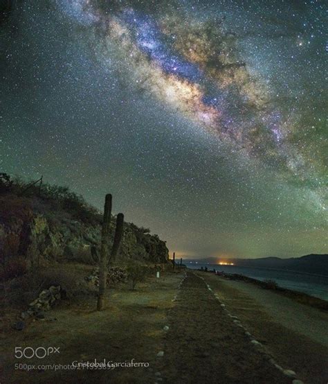 Road To Milky Way And Sea Shore Road To Milky Way And Coast Near La Paz