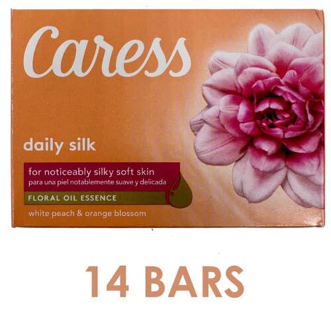 Caress Silkening Beauty Bar Daily Silk 375 Oz Long Lasing Scent