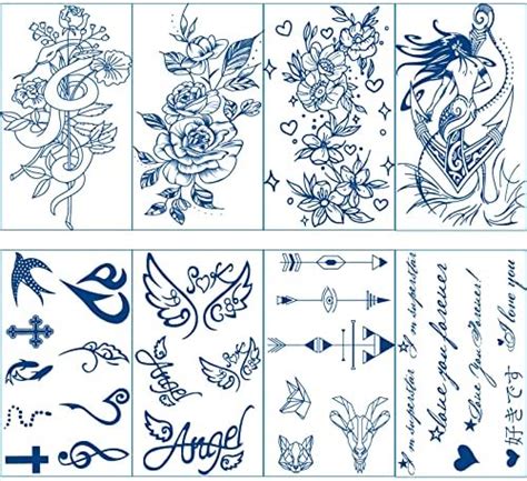 Buy Aresvns Semi Permanent Tattoos For Men And Women Realistic Temporary Tattoo Waterproof And