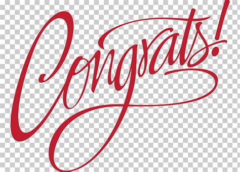 Congratulations Clipart Red Congratulations Red Transparent Free For