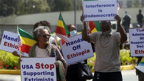 Ethiopian Americans Protest Us Pressure