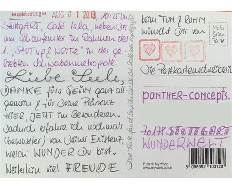 Postkartenschreiben Outsourcen