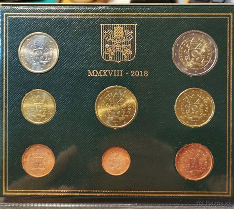 Euromince Sada Vatik N T Tny Znak Mince Bankovky Krupina