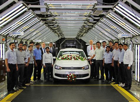 Volkswagen Indias 50000th Export Car Rolled Out From Pune Plant