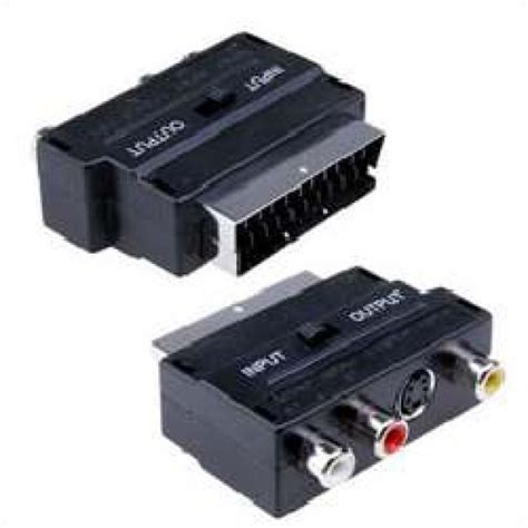 You can play games just with the presence of the hmdi input port into your laptop and you need to connect the how to convert coaxial cable to rca top guide? Universal Scart to AV + S-Video Input & Output Adapter 21 ...