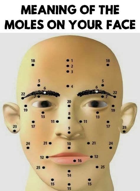 Moles Meaning Of The Moles On Your Face The Secret Behind Moles