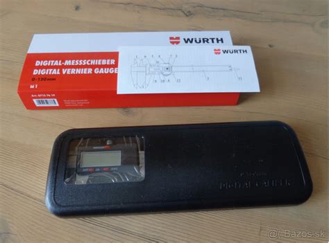 Digitálne posuvné meradlo značky Wurth 150mm Náradie Námestovo Žilinský