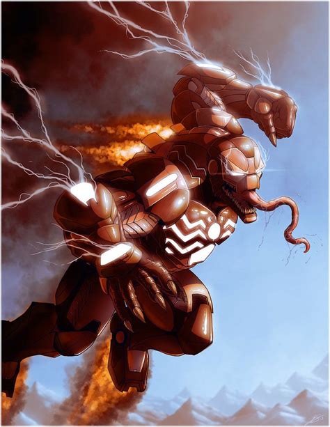 Iron Venom Symbiotes Marvel Marvel Concept Art Marvel Comic Universe
